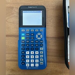 Texas Instruments Blue TI-84 Plus CE Calculator